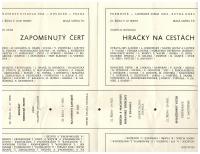 Praha, Kováček, IV. Kutnohorské loutkářské dny - program, 1972