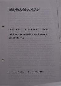 Hradec Králové, Krajské kulturní středisko, Impuls, Lomnice nad Popelkou, KP Lomnické divadelní jaro, 1989
