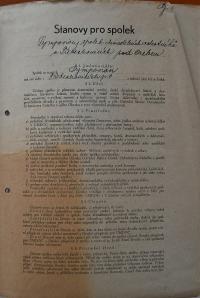 Třebechovice pod Orebem, SDO Symposion, Stanovy