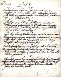 Metelka, Věnceslav, Deník z roku 1866, Koleda No 3. 