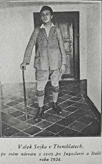 Václav Sojka v roce 1924