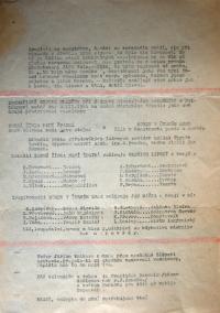 Pelhřimov, Dramatické studio mladých, divadelní text, 1944