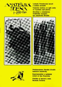 Amatérská scéna, titulní strana, 1991/1