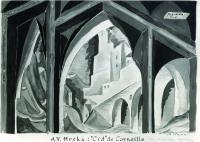 Praha-Vinohrady, Divadlo na Vinohradech, Cid (Corneill), A. V. Hrska, 1919, návrh opony