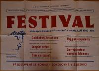 Železnice, Festival LUT - plakát, 1961