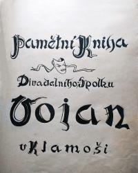 Klamoš, Vojan, Pamětní kniha, 1890–1945