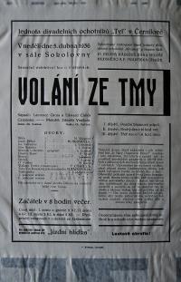 Černilov, Tyl, Sbírka plakátů, 1924 - 1939