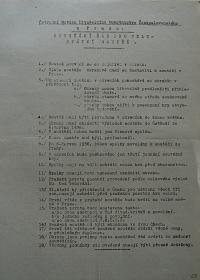 Pardubice, Spolek divadelních ochotníků, Korespondence, 1936