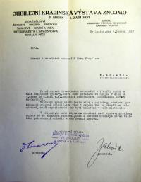 Jihlava, okrsek Hany Kvapilové, Jubilejní výstava Znojmo, 1927