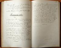 Chrast, Tyl, Památní kniha divadelního spolku, 1880