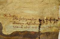 Veřechov, Hasiči, detail opony