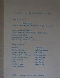 Sezemice, Spolek divadelních ochotníků, plakáty