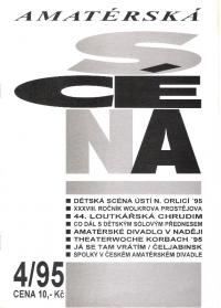 Amatérská scéna, titulní strana, 1995/4