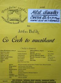 Rynárec, Osvětová beseda, Co Čech, to muzikant - plakát, 2002