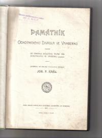 Vamberk, Zdobničan, Památník, 1903