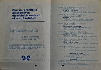 Pardubice, Svaz českých divadelních ochotníků Pardubice, Okresní výbor, Zápisy z jednání, 1971 - 1989