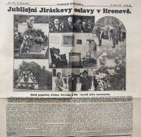 Hronov, Jiráskův Hronov 1931, Národní politika, č. 232, 25.8.1931
