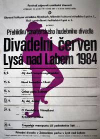 Lysá nad Labem, Divadelní červen, plakát, 1984