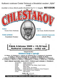 Česká Třebová, Hýbl, Chlestakov - plakát, 2009