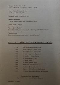 Nový Bydžov, Jirásek, Programy, pozvánky