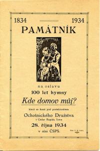 Cedar Rapids, Ochotnické družstvo, Památkník 1834 - 1934