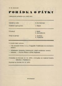 Nymburk, POAN, Pohádka o pátku, 1974