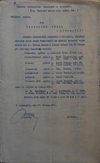 Litomyšl, Jednota divadelních ochotníků, Korespondence, Ka 2/8