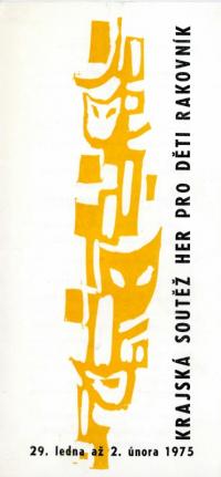 Rakovník, 2. KP her pro děti, programová brožura, 1975