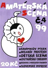 Amatérská scéna, titulní strana, 1999/4