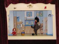 Jistebník, Loutkové divadlo. scéna z pohádky Švec a čert, po roce 2000