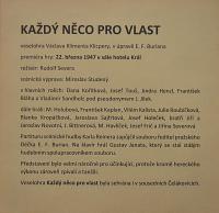 Lysá nad Labem, výstava DIVADLO JE PODIVUHODNÁ VĚC..., výstavní panel, 2018