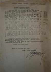 Jičín, Mrňákovo divadlo, nastavení plateb pronájmů, 1946