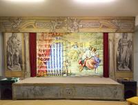 Velký Rybník, Kroužek divadelních ochtníků, portál s oponou a jevištěm, 1923