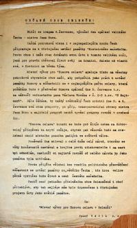 Zeleneč, Husovy oslavy - projev, 1931