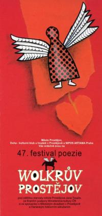 Prostějov, 47. Wolkrův Prostějov, programový leták, 2004, titl. str.