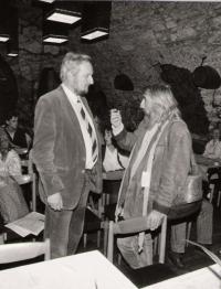 Valašské Meziříčí, 22. mfp,  debaty, Vít Závodský, Brno a Vladimír Sadílek, Bratislava, 1986