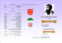 Morkovice, Morkovští ochotníci, Nejkrásnější válka - program, 2007