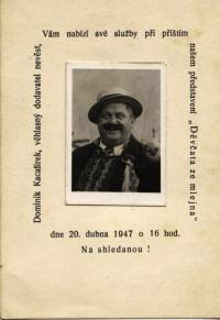 Poličná, Hasiči, Děvčata ze mlejna, 1947