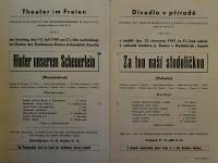 Pardubice, Řemeslnická jednota, Za tou naší stodoličkou - plakát, 1941