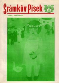 Písek, CP Šrámkův Písek 1975, zpravodaj z 3. 6., str. 1