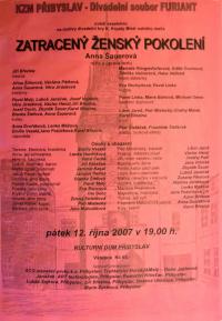 Přibyslav, Furiant, Zatracený ženský pokolení - plakát, Divadelní Přibyslav 2007