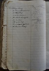 Pardubice, Spolek divadelních ochotníků, Kniha oběžníků, 1893 - 1902