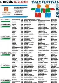 Moravský Krumlov, Malý festival loutky - plakát, 2011