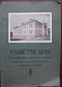 Kvíček, Sokol, sokolovna, 1928