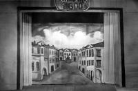 Střelice, o. Brno-venkov, Sokol, Veselé paničky windsorské, scéna, pol. 50. let