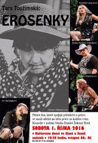 Železný Brod, Studio Hamlet, Erosenky - plakát na představení v Slané u Semil, 2016