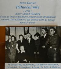 Žirovnice, Spolek divadelních ochotníků, Půlnoční mše, 1961