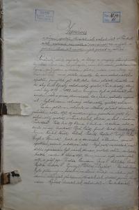 Pardubice, Spolek divadelních ochotníků, Kniha protokolů, 1892 - 1903