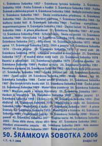 Sobotka, Šrámkova Sobotka, ideový plakát, 2006