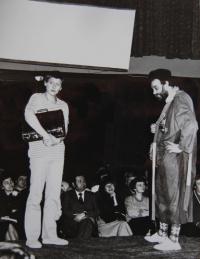 Blansko, Metra, Milenci z kiosku, 1981